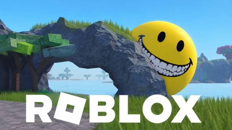 Official Roblox thumbnail dominated by blue and green, with a smaller share of yellow.